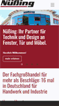 Mobile Screenshot of nuessing-gmbh.de